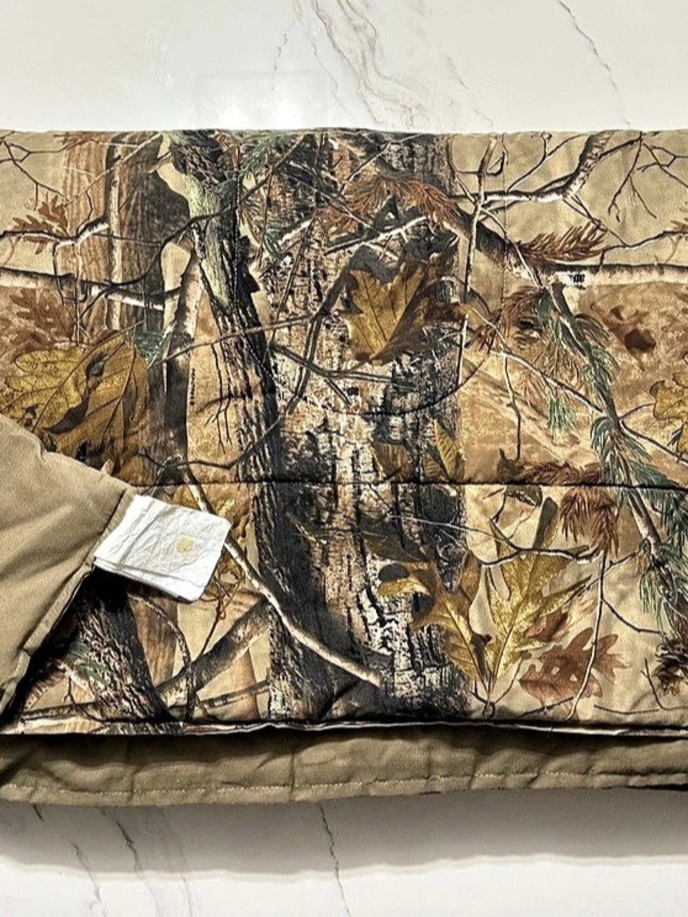 Queen Camouflage Bedding Set in Brown & Green